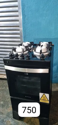 Fogão 4 bocas mesa de vidro
