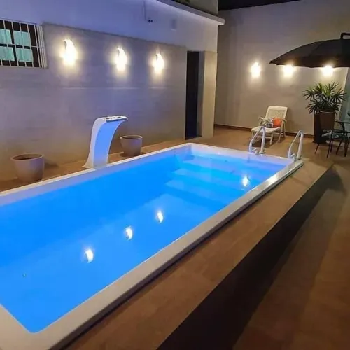Piscina completa com toda instalação e escavação por nossa conta 