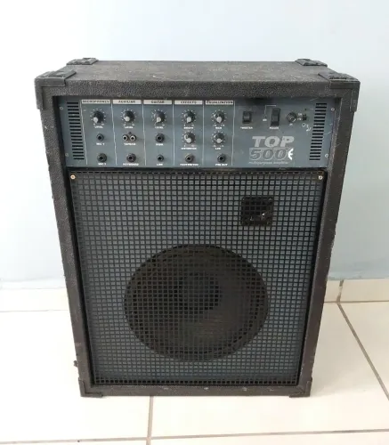 Caixa de som STANER 500WATTS COM DETALHE