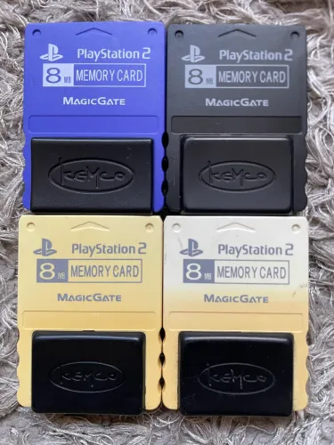MEMORY CARD - PLAYSTATION 2 - PS2 - ORIGINAL - KEMCO