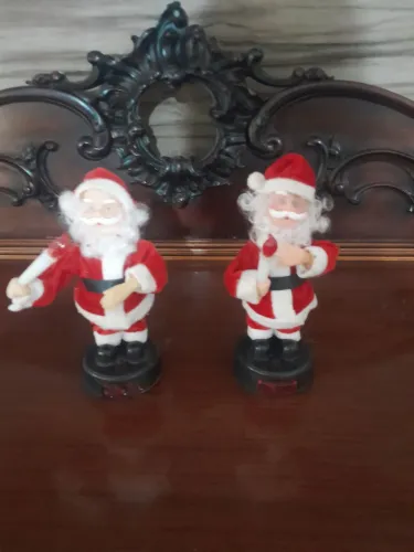 Par de papai Noel 20cm de altura