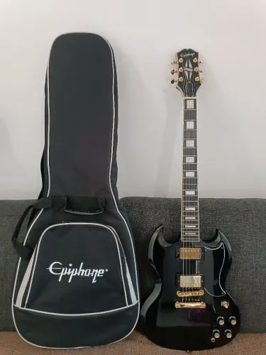 Guitarra Epiphone SG Custom Ebony + Capa Original