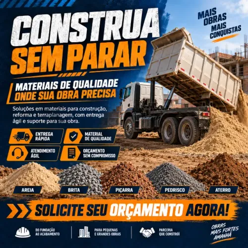 BASE CERTA ? QUALIDADE QUE CHEGA ATÉ VOCÊ AREIA, BRITA, PIÇARRA?