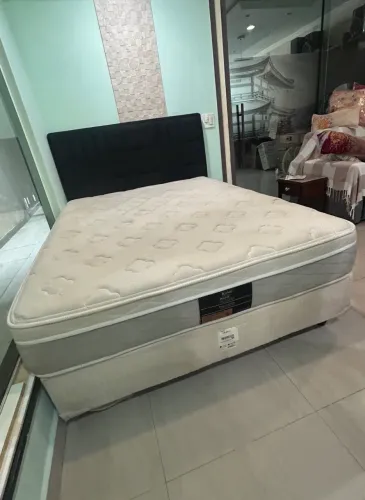 CAMA BOX CASAL KING KOIL + CABECEIRA