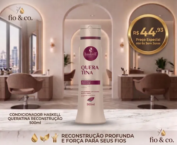 Condicionador Queratina Haskell 500ml