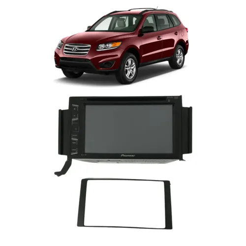 Central Multimídia Hyundai Santa Fe 2.7 2007 2008 a 2012