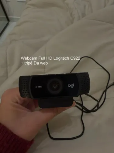 Webcam C920s Pro Full Hd Com Microfone Embutido Logitech Cor Preto