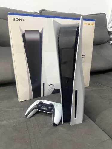 Playstation 5 mídia física com caixa e nota fiscal completo