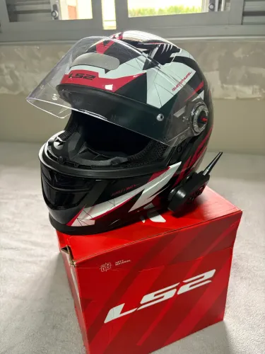 Capacete LS2 DRAZE VERMELHO