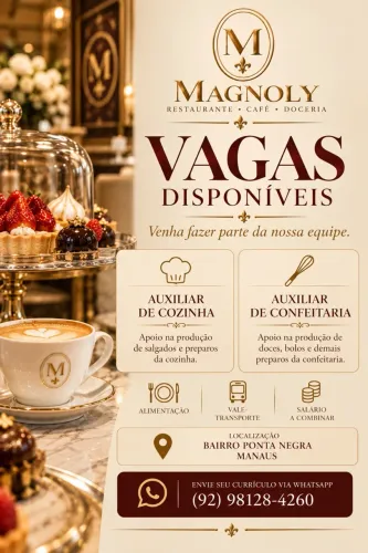 Vagas disponíveis