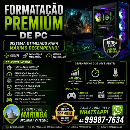 Formatação pc ou notebook Windows 10/11 e office