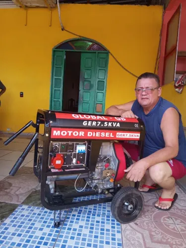 Grupo motor gerador de7.5Kva