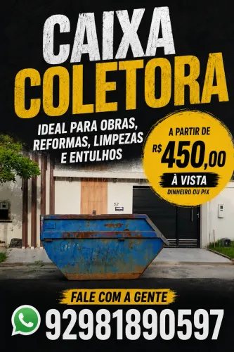 Entulhos descarte caixa coletora caçapa Cuba 