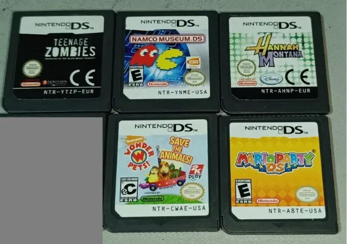 Kit 5 Jogos P/ Nintendo Ds Varios Titulos Ótimo Estado