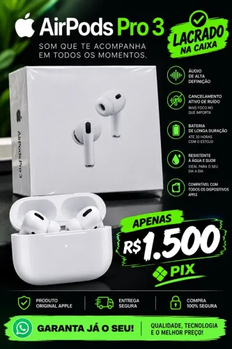 AirPods Pro 3 lacrado