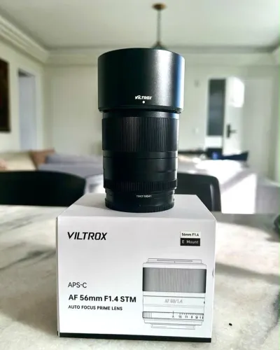 Lente Viltrox 56mm 1.4