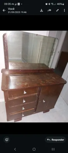 Roupeiro, cômoda e bidê quarto 