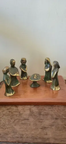 Presépio Escultura Bronze 