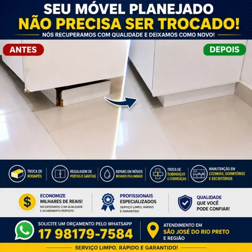 Manutenção e Reforma de Móveis Planejados