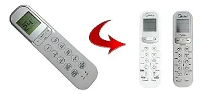 Controle Remoto Ar Condicionado Midea 38KQG07M5 / 42MDQA07M5