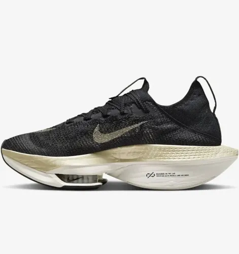 Nike Air Zoom Alphafly Next% 2 Black Metallic Gold Grain Dn3555-001<br><br>eBay<br>R$