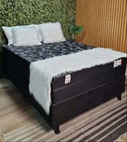 CAMA - Conjunto Box de Casal Dreams 1,38x1,88x32cm - Plumatex - ENTREGAMOS