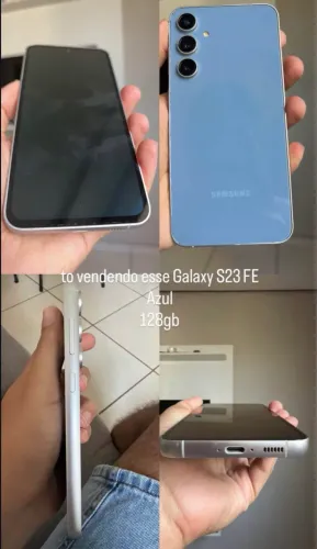 Samsung galaxy S23 FE azul