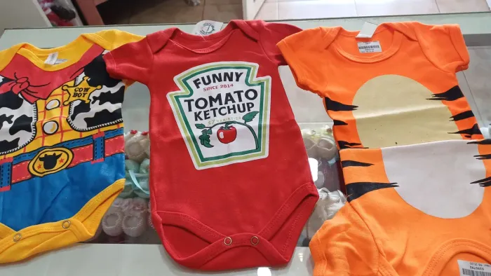 Body tematico personagem mesversario bebe baby menino menina Carnaval fantasia