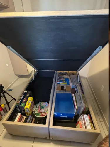 Box Baú para cama de casal - tamanho normal