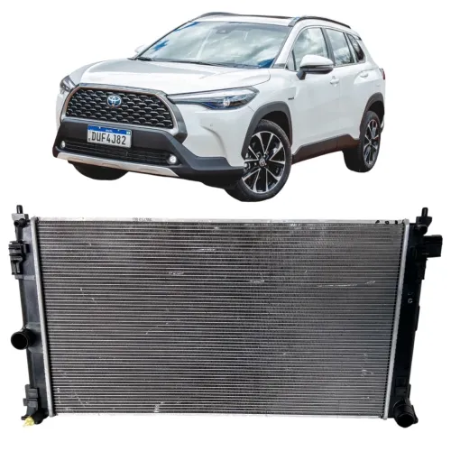 Radiador E Condensador Corolla Cross 2022 A 2025 Original