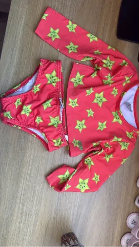 Biquíni com Camisa UV - Bebê Menina 
