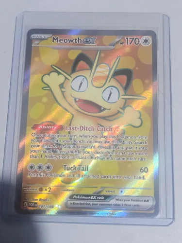 Meowth ex Pokémon Tcg rara