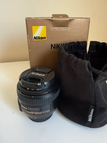 Lente Nikon AF-S NIKKOR 50mm f/1.4G - Excelente Estado | Completa