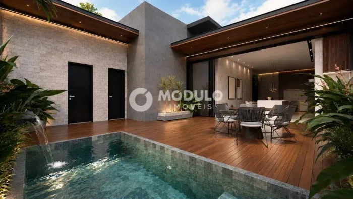 CASA DE CONDOMÍNIO à venda, 4 quartos, 4 suítes, 4 vagas, NOVO MUNDO - Uberlândia/MG