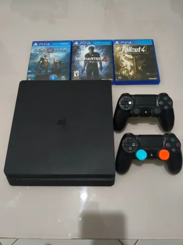 Play4 novinho desbloqueável com jogos
