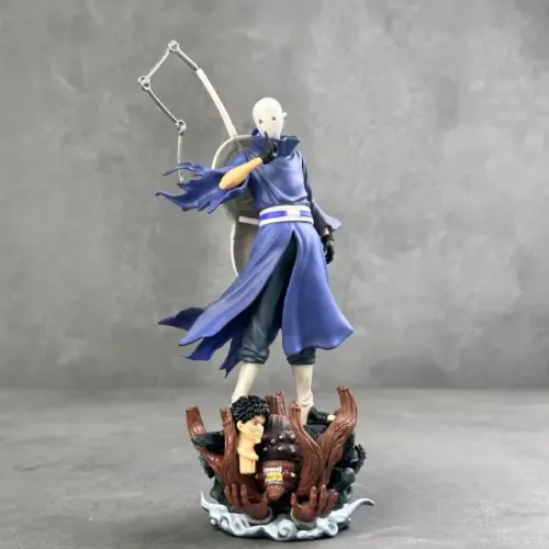 Action Figure Obito Máscara Branca - Naruto Shippuden - 25 cm - Colecionável - Estátua
