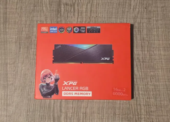 Kit Memória RAM XPG Lancer RGB 32GB (2x16GB) DDR5 6000MHz CL30 - Preto