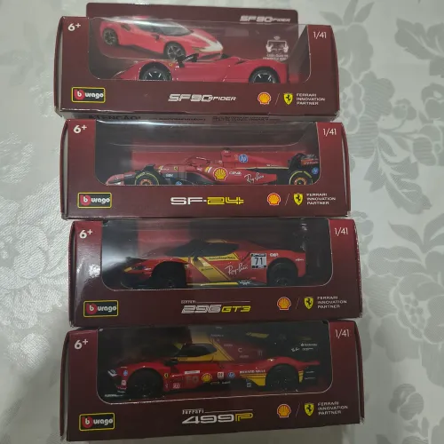 Nova coleção de carros Ferrari da Shell