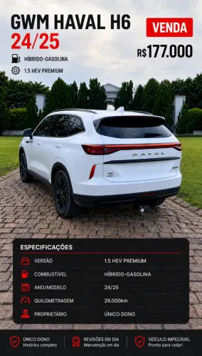 GWM Haval H6 Premium HEV 2025
