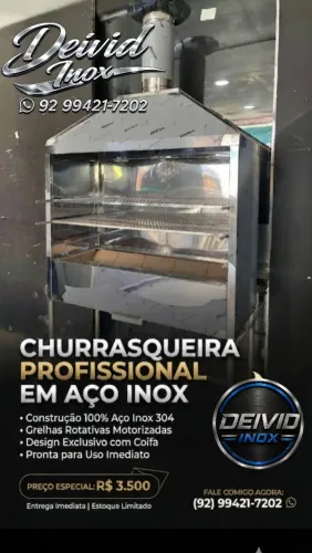Churrasqueira em inox