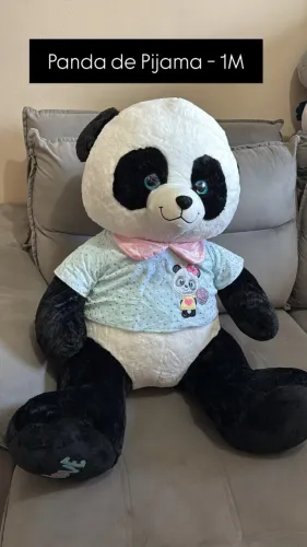 Panda com Pijama Gigante 1Metro