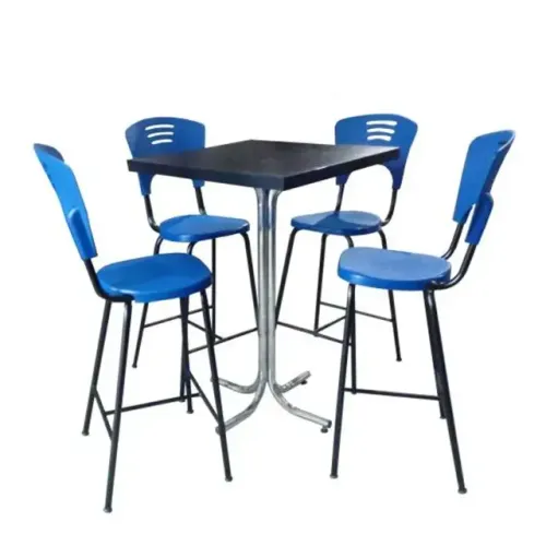 Conjunto bistrô e banquetas