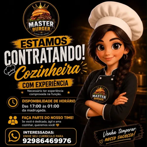 Precisa-se de Cozinheira