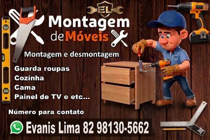 Montagem e desmontagem móveis