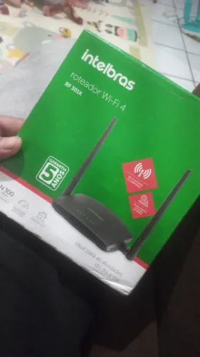 Roteador WiFi Intelbras RF 301K 300 Mbps ? Novo na Caixa