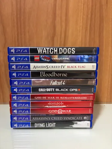 Jogos para PS4 - R$ 50 a unidade / R$ 500 o lote