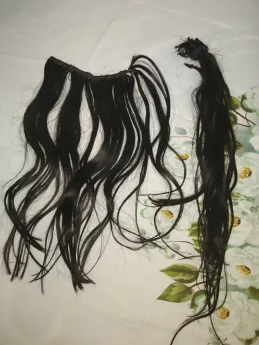Aplique de cabelo humano