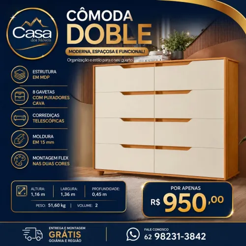 Cômoda Doble 