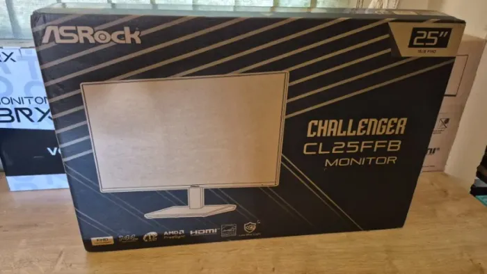 Monitor 24,5 ASRock, FHD, IPS, 144Hz, 1ms, novo, lacrado, com garantia!