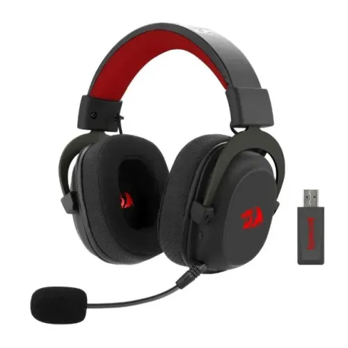 Headset Gamer Zeus Pro Redragon conexão USB - Preto